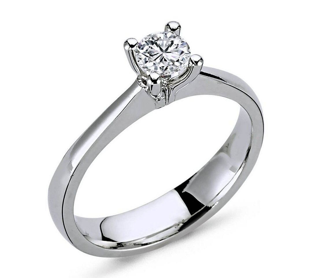 EinStein Diamant Diamantring 0,33 Carat Diamant Solitär Ring Verlobungsring Weißgold, Diamant von EinStein Diamant