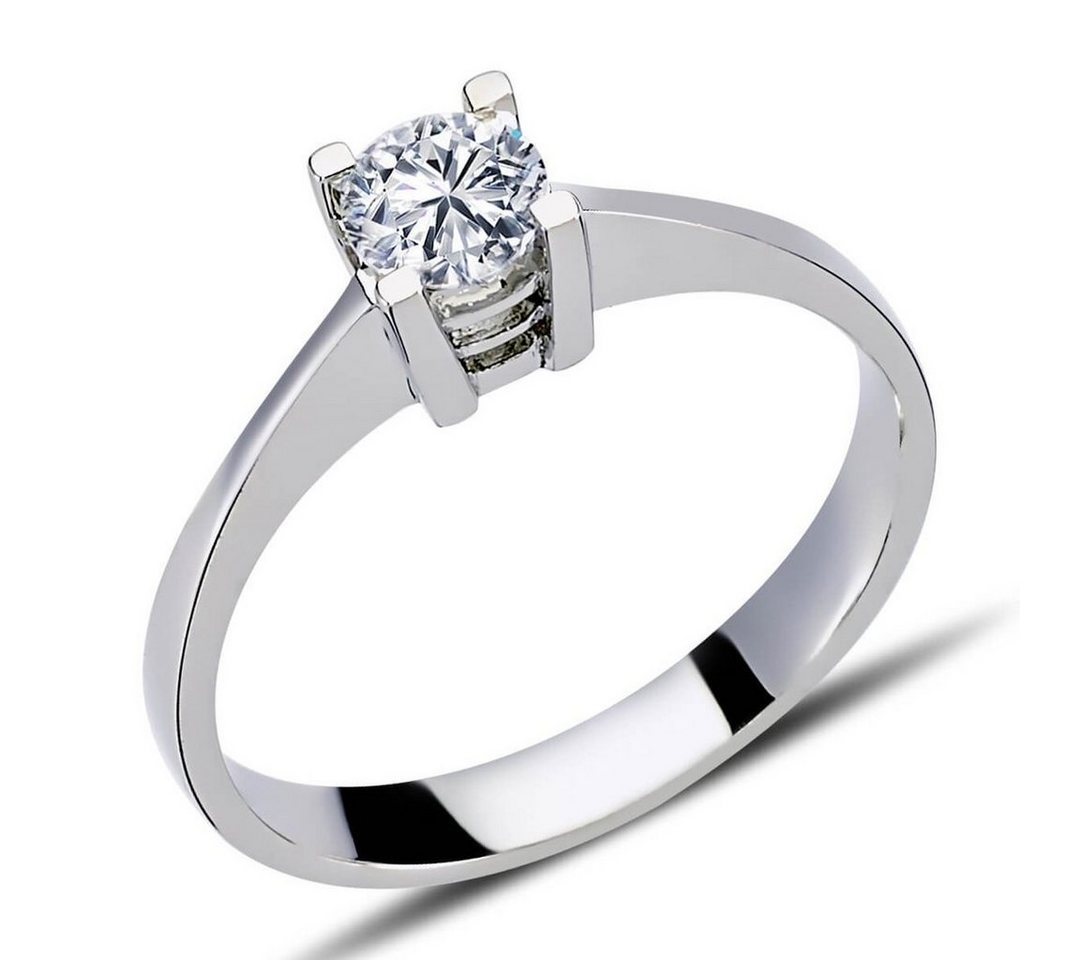 EinStein Diamant Diamantring 0,40 Carat Solitär Diamant Ring Verlobungsring Weißgold, Diamant von EinStein Diamant