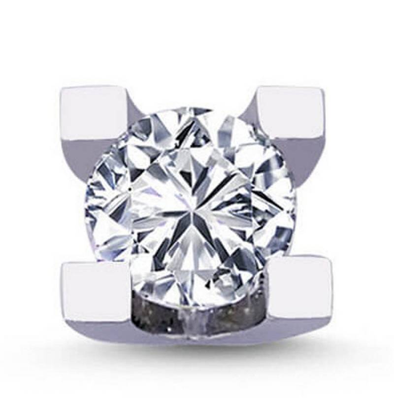 EinStein Diamant Single-Ohrstecker, 0,20 Carat Herren Diamant Solitär EinStein Ohrringe in 585`er Weißgold von EinStein Diamant