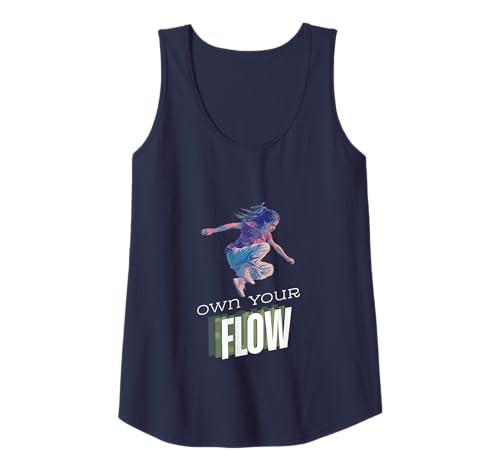 Damen Own Your Flow - Parkour - Traceur - Traceurin - Bewegung Tank Top Damen Own Your Flow - Parkour - Traceur - Traceurin - Bewegung Tank Top von Eine Prise Konfetti