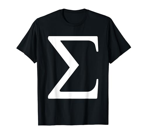Sigma Male Griechisches Alphabet Männer Sigma Symbol T-Shirt von Einfaches Sigma Logo Geschenke Für Herren