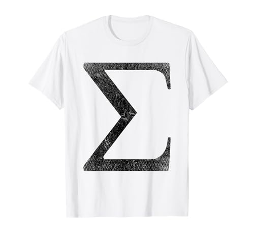 Sigma Male Griechisches Alphabet Männer Sigma Symbol T-Shirt von Einfaches Sigma Logo Geschenke Für Herren