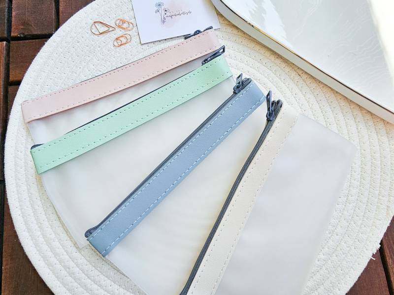 Geldtasche Minimalistisch| Budget Planer | Umschlagmethode Portemonnaie Geldbeutel Bag von Einfachrobellisch