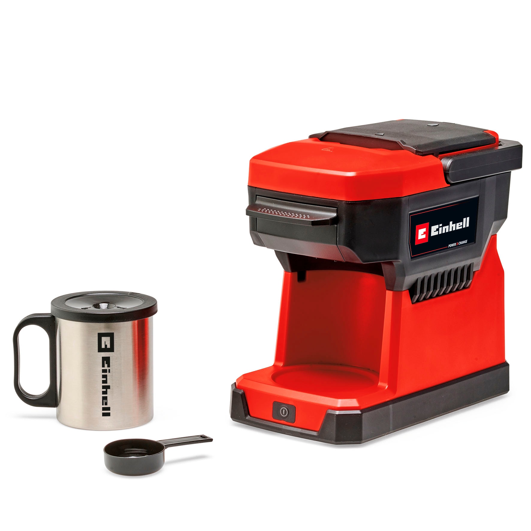 Einhell Kaffeepadmaschine "Power X-Change TE-CF 18 Li-Solo" 0,24 l Kaffeekanne Korbfilter von Einhell