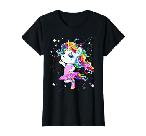 Damen Ballett Einhorn I klassischer Tanz Unicorn Tänzerin T-Shirt von Einhorn Ballerina Unicorn Designs & Geschenke