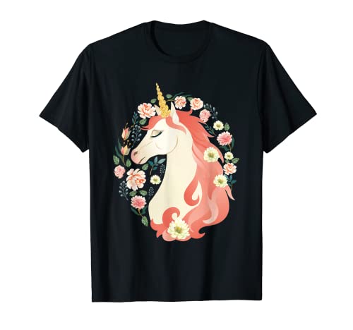 Einhorn Damen Schlafshirt Mädchen Nachthemd T-Shirt von Einhorn Damen Schlafshirt Mädchen Nachthemd