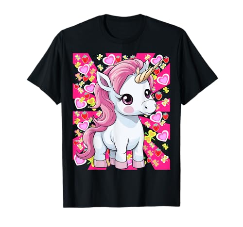Sommer Einhörner Fabelwesen Pferd Retro Kinder Kind Einhorn T-Shirt von Einhorn Einhörner Fabeltier