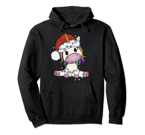 Einhorn Weihnachtspullover Weihnachten Herren Damen Kinder Pullover Hoodie von Einhorn Einhörner Pullover Weihnachten niedlich