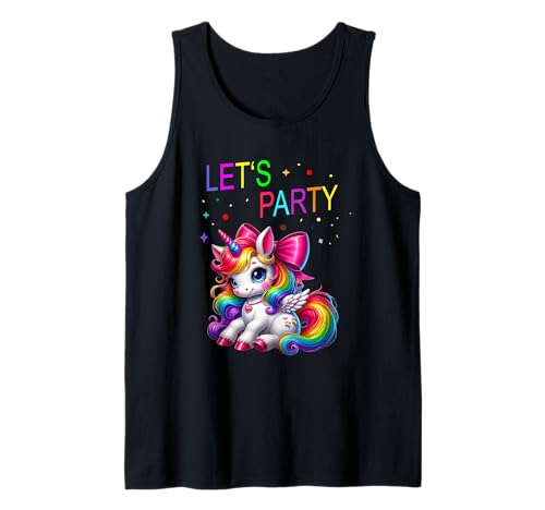 Einhorn Party Outfit Damen Herren Einhorn Tank Top Einhorn Party Outfit Damen Herren Einhorn Tank Top von Einhorn Kostüm Party Outfit Fasching Karneval