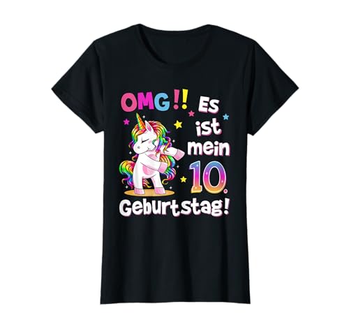 OMG Es ist mein 10. Geburtstag Mädchen Party Outfit Einhorn T-Shirt OMG Es ist mein 10. Geburtstag Mädchen Party Outfit Einhorn T-Shirt von Einhorn T-Shirt Geschenke für Mädchen