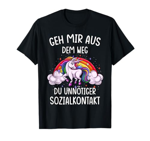 Einhorn Geschenk Frauen Männer Unicorn Fantasie Kinder T-Shirt von Einhorn Tshirt Herren Märchen Fabel Damen Unicorn
