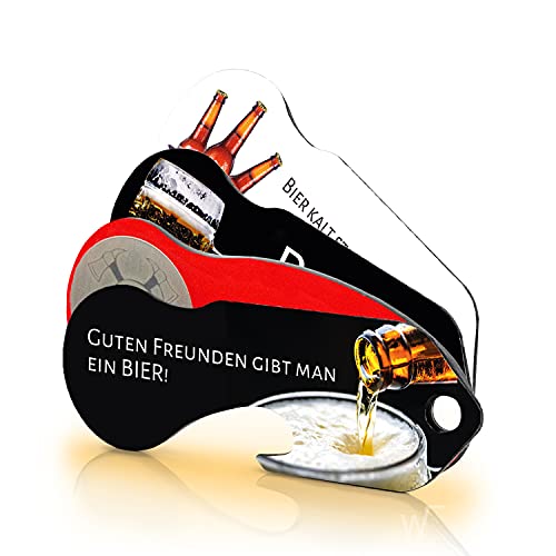 Einkaufswagenlöser ® Durstlöscher/Entriegler für Einkaufswagen – inkl. 1 Jahr Schlüsselfundservice/Einkaufswagenchip abziehbar/Einkaufschip zum rausziehen/Schlüsselanhänger Metall / 4 Stück von Einkaufswagenlöser