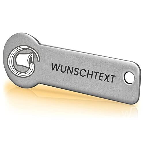Einkaufswagenlöser ® Personalisiert mit Sternzeichen/Personalisierter Schlüsselanhänger mit Gravur & Schlüsselfundservice/Einkaufschip zum Rausziehen/Entriegler für Einkaufswagen - Wassermann von Einkaufswagenlöser