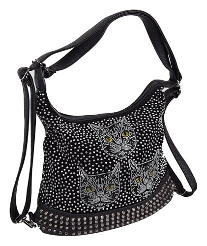 Einkaufszauber Rucksack Handtasche Beuteltasche Katzen AS von Einkaufszauber