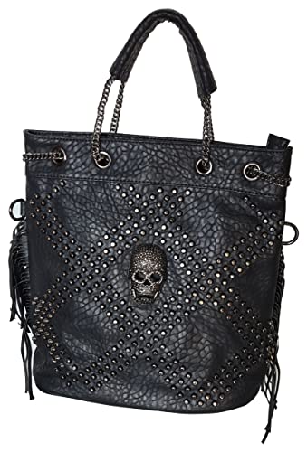 Einkaufszauber Bucket Handtasche Skull Totenkopf 3D von Einkaufszauber