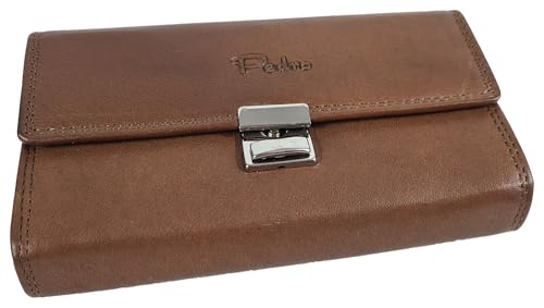 Einkaufszauber Echt Leder Kellner Taxi Geldbeutel Profi Braun von Einkaufszauber