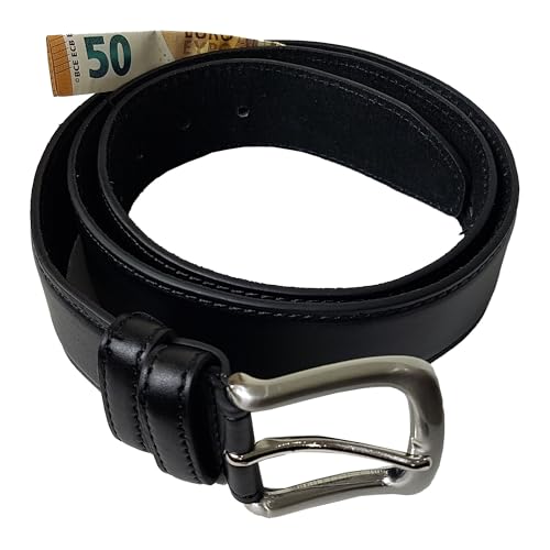 Einkaufszauber Geldgürtel Reisegürtel mit Geheimfach Leder (125) von Einkaufszauber