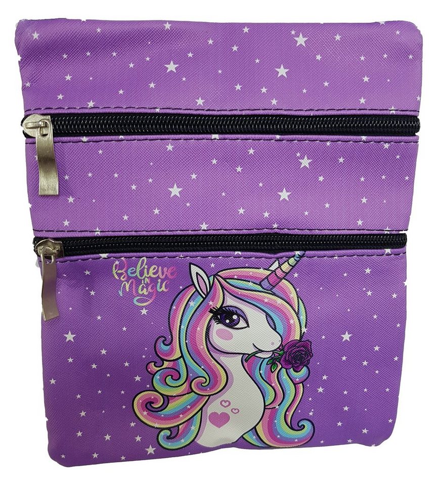 Einkaufszauber Handtasche Kinder Einhorn Handtasche Violett, Einhorn von Einkaufszauber