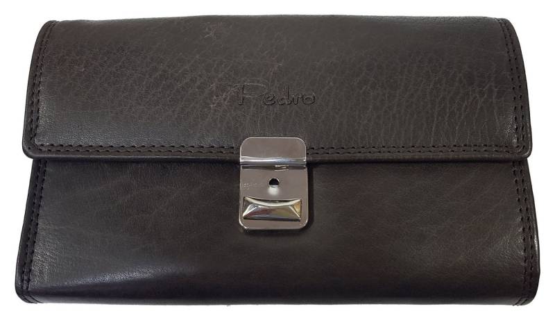 Einkaufszauber Kellnerbörse Echt Leder Kellner Taxi Geldbeutel Profi Dunkelbraun - Kellnerbörse, Büffelleder von Einkaufszauber