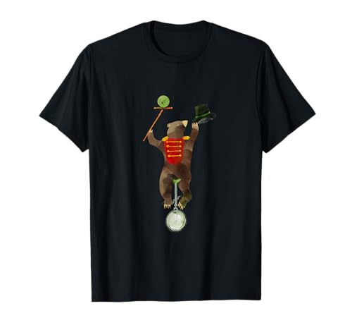 Einrad Zirkus Bär Teddy Zirkus Kinder T-Shirt von Einrad Zirkus Designs