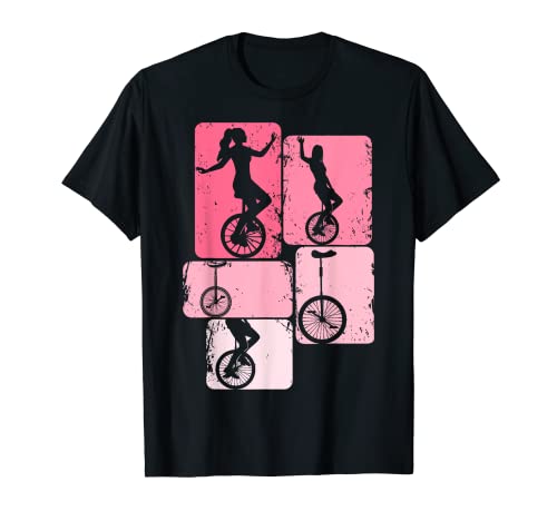 Einrad Mädchen Unicycle Damen Kinder T-Shirt Einrad Mädchen Unicycle Damen Kinder T-Shirt von Einradfahrerin & Einradfahrer Geschenke