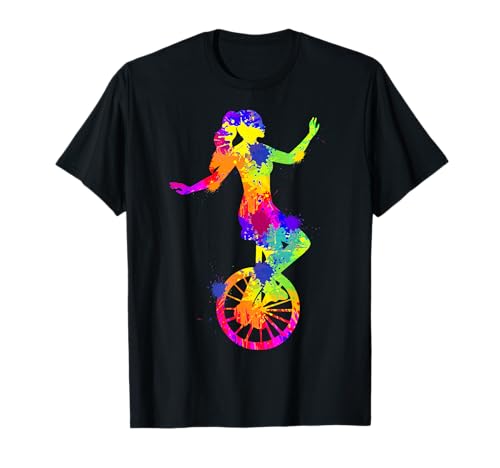 Einrad Mädchen Unicycle Kinder T-Shirt Einrad Mädchen Unicycle Kinder T-Shirt von Einradfahrerin & Einradfahrer Geschenke