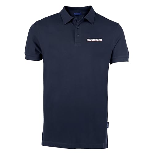 EinsEinsZwei Poloshirt Feuerwehr Hessen Herren Dienstkleidung Workwear Qualität von EinsEinsZwei