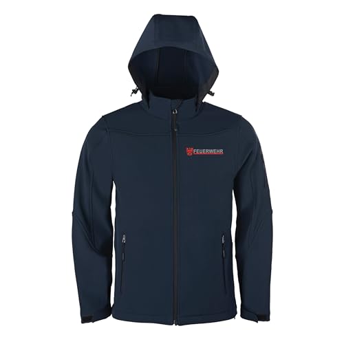 EinsEinsZwei Softshelljacke Feuerwehr Brandenburg Herren Dienstkleidung Workwear Qualität von EinsEinsZwei