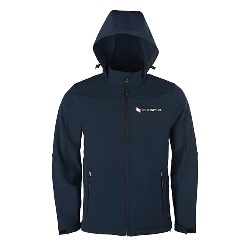EinsEinsZwei Softshelljacke Feuerwehr Schleswig-Holstein Herren Dienstkleidung Workwear Qualität von EinsEinsZwei