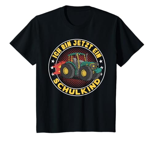 Einschulung Jungen Traktor Schulkind 2024 T-Shirt von Einschulung Schultüte Jungen Traktor Schulkind