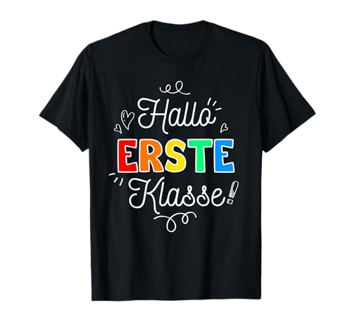Geschenke zur Einschulung Mädchen Grundschule Schulanfang T-Shirt Geschenke zur Einschulung Mädchen Grundschule Schulanfang T-Shirt von Einschulung Geschenkideen Mädchen Jungs