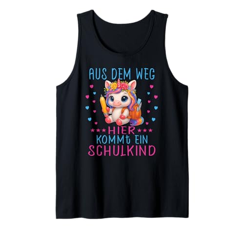 1. Klasse Einschulung Schulkind Schule Einhorn Mädchen Tank Top 1. Klasse Einschulung Schulkind Schule Einhorn Mädchen Tank Top von Einschulung Kinder Kita Abschied Erstklässler
