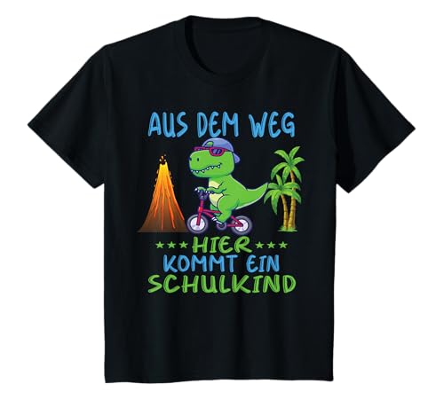 Kinder 1. Klasse Einschulung Schulkind Schule Dinosaurier Jungs T-Shirt Kinder 1. Klasse Einschulung Schulkind Schule Dinosaurier Jungs T-Shirt von Einschulung Kinder Kita Abschied Erstklässler