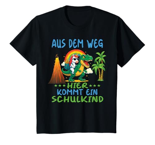 Kinder 1. Klasse Einschulung Schulkind Schule Dinosaurier Jungs T-Shirt Kinder 1. Klasse Einschulung Schulkind Schule Dinosaurier Jungs T-Shirt von Einschulung Kinder Kita Abschied Erstklässler