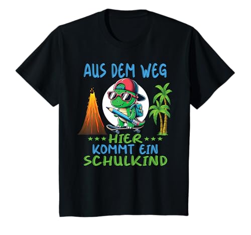 Kinder 1. Klasse Einschulung Schulkind Schule Dinosaurier Jungs T-Shirt Kinder 1. Klasse Einschulung Schulkind Schule Dinosaurier Jungs T-Shirt von Einschulung Kinder Kita Abschied Erstklässler