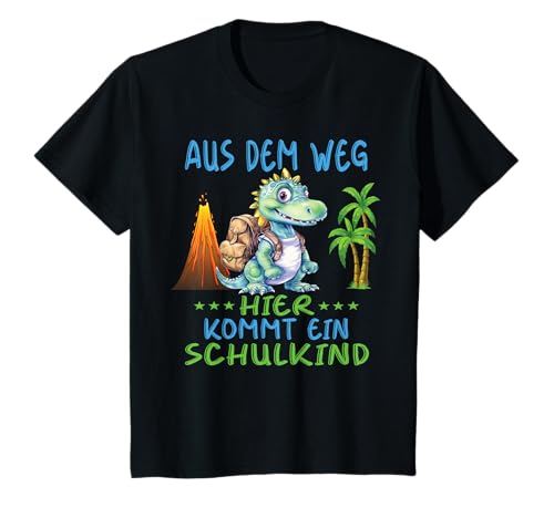 Kinder 1. Klasse Einschulung Schulkind Schule Dinosaurier Jungs T-Shirt Kinder 1. Klasse Einschulung Schulkind Schule Dinosaurier Jungs T-Shirt von Einschulung Kinder Kita Abschied Erstklässler