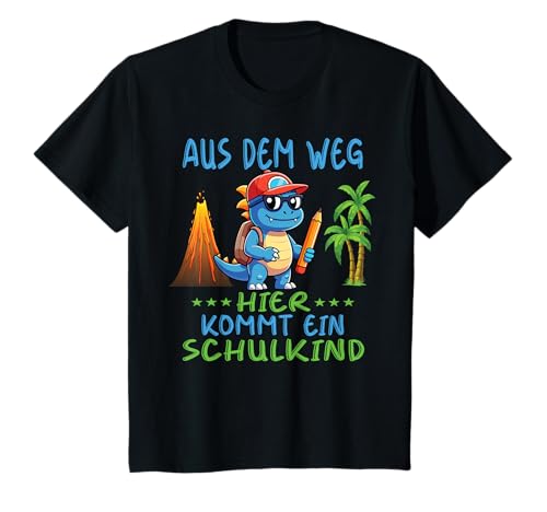 Kinder 1. Klasse Einschulung Schulkind Schule Dinosaurier Jungs T-Shirt Kinder 1. Klasse Einschulung Schulkind Schule Dinosaurier Jungs T-Shirt von Einschulung Kinder Kita Abschied Erstklässler
