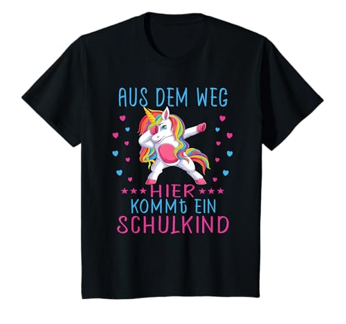 Kinder 1. Klasse Einschulung Schulkind Schule Einhorn Mädchen T-Shirt Kinder 1. Klasse Einschulung Schulkind Schule Einhorn Mädchen T-Shirt von Einschulung Kinder Kita Abschied Erstklässler