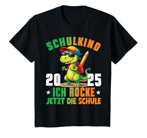 Kinder 1. Klasse Einschulung Schultüte Schulkind Schule T-Rex Jungs T-Shirt Kinder 1. Klasse Einschulung Schultüte Schulkind Schule T-Rex Jungs T-Shirt von Einschulung Kinder Kita Abschied Erstklässler