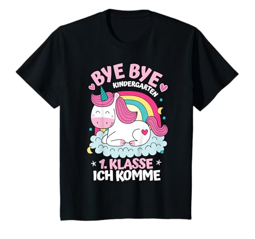 Schulkind 2025 Mädchen Einhorn Schulstart 1. Klasse Schule T-Shirt Schulkind 2025 Mädchen Einhorn Schulstart 1. Klasse Schule T-Shirt von Einschulung Kindergarten Abschied Kita Abgängerin