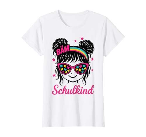 Einschulung 2025 BÄM Schulkind Geschenk Schulanfang Mädchen T-Shirt Einschulung 2025 BÄM Schulkind Geschenk Schulanfang Mädchen T-Shirt von Einschulung Kleidung zum Schulstart für Mädchen