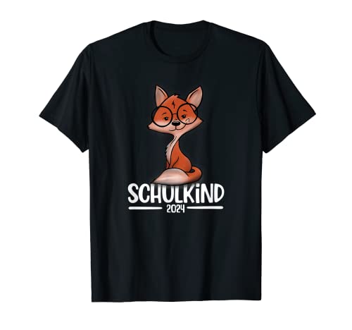 Einschulung Kinder 2024 Fuchs - Schulkind 2024 für 1. Klasse T-Shirt von Einschulung Schlaufuchs Schulanfang ABC Schütze