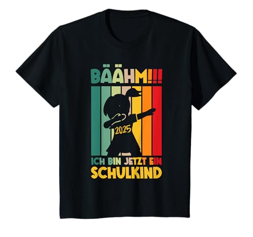 Kinder Einschulung Schulmädchen Ich Bin Jetzt Ein Schulkind 2025 T-Shirt von Einschulung Schulanfang Bäm Edition