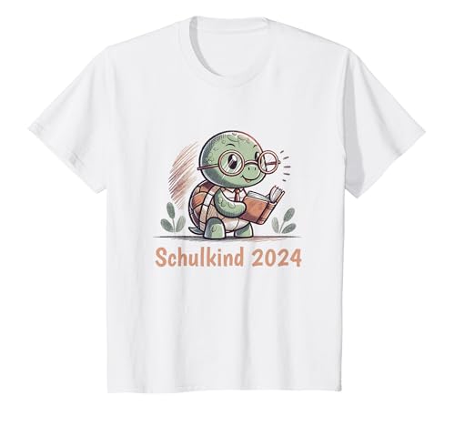 Kinder Einschulung 2024 Schildkröte - Schulkind 2024 für 1. Klasse T-Shirt Kinder Einschulung 2024 Schildkröte - Schulkind 2024 für 1. Klasse T-Shirt von Einschulung Schulanfang Erstklässler ABC Schütze