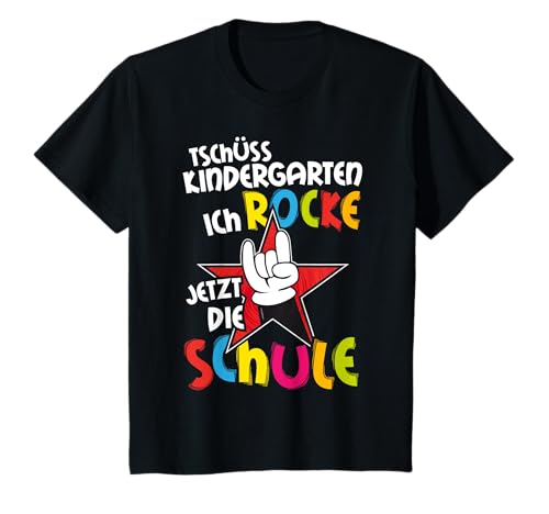 Kinder Einschulung Geschenk Ich rocke jetzt die Schule Schulkind T-Shirt von Einschulung Schulkind Geschenke & Shirts