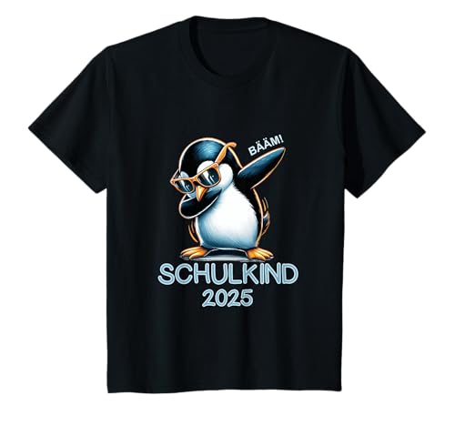 Kinder Schulkind 2025 1.Klasse Einschulung Bääm Pinguin Dabbing T-Shirt Kinder Schulkind 2025 1.Klasse Einschulung Bääm Pinguin Dabbing T-Shirt von Einschulung Schulkind Schulanfänger 2025