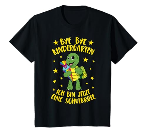 Kinder Schulkind Schildkröte Schulanfang Schule Einschulung 2025 T-Shirt Kinder Schulkind Schildkröte Schulanfang Schule Einschulung 2025 T-Shirt von Kindergarten Abschied 2025 Geschenk Kinder