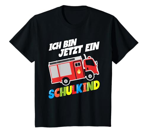 Einschulung Jungen Feuerwehr Schulkind 2024 T-Shirt von Einschulung Schultüte Jungen Feuerwehr Schulkind