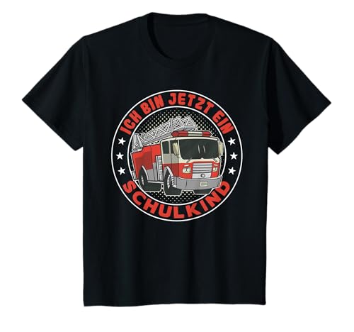 Einschulung Jungen Feuerwehr Schulkind 2024 T-Shirt von Einschulung Schultüte Jungen Feuerwehr Schulkind