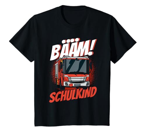 Kinder Einschulung Jungen Feuerwehr Schulkind 2024 T-Shirt Kinder Einschulung Jungen Feuerwehr Schulkind 2024 T-Shirt von Einschulung Schultüte Jungen Feuerwehr Schulkind